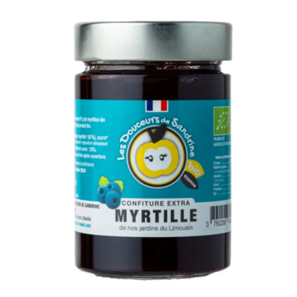 Famille Teulet Confiture Myrtille 350g