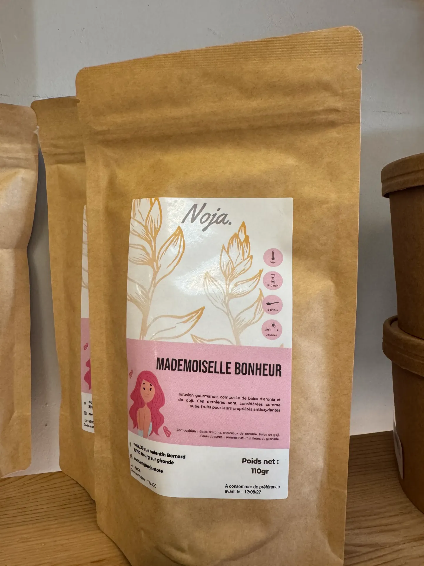 NOJA INFUSION MLLE BONHEUR Sachets Vrac