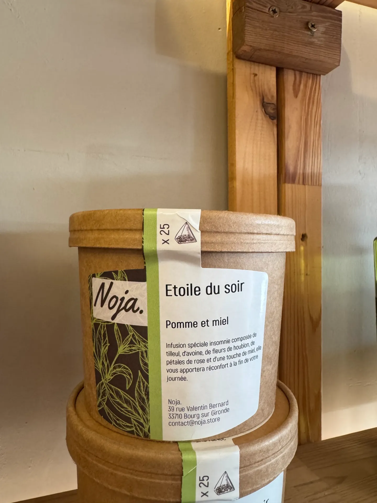NOJA INFUSION ETOILE DU SOIR Infusettes