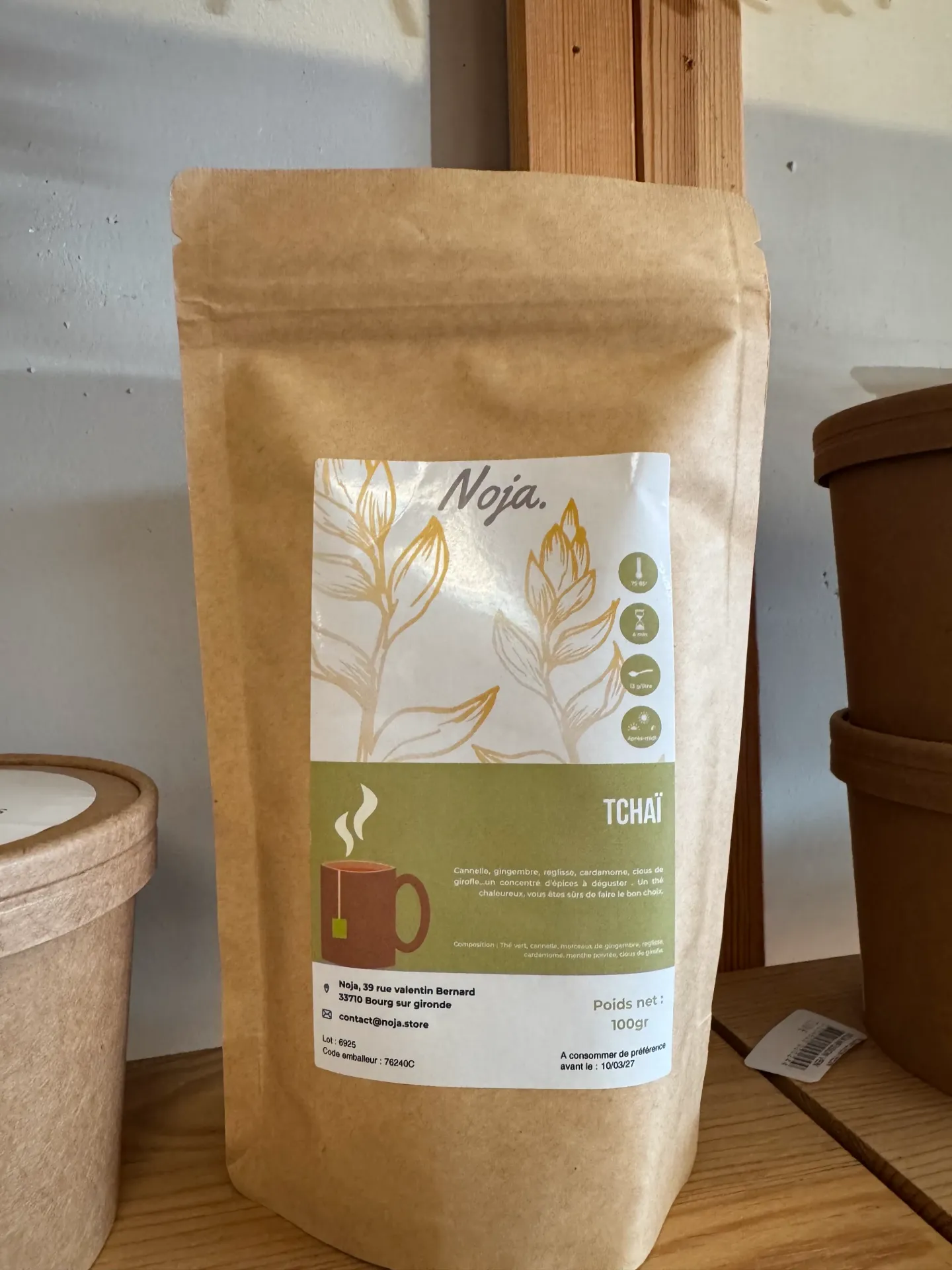 NOJA THE VERT Tchai Sachets Vrac