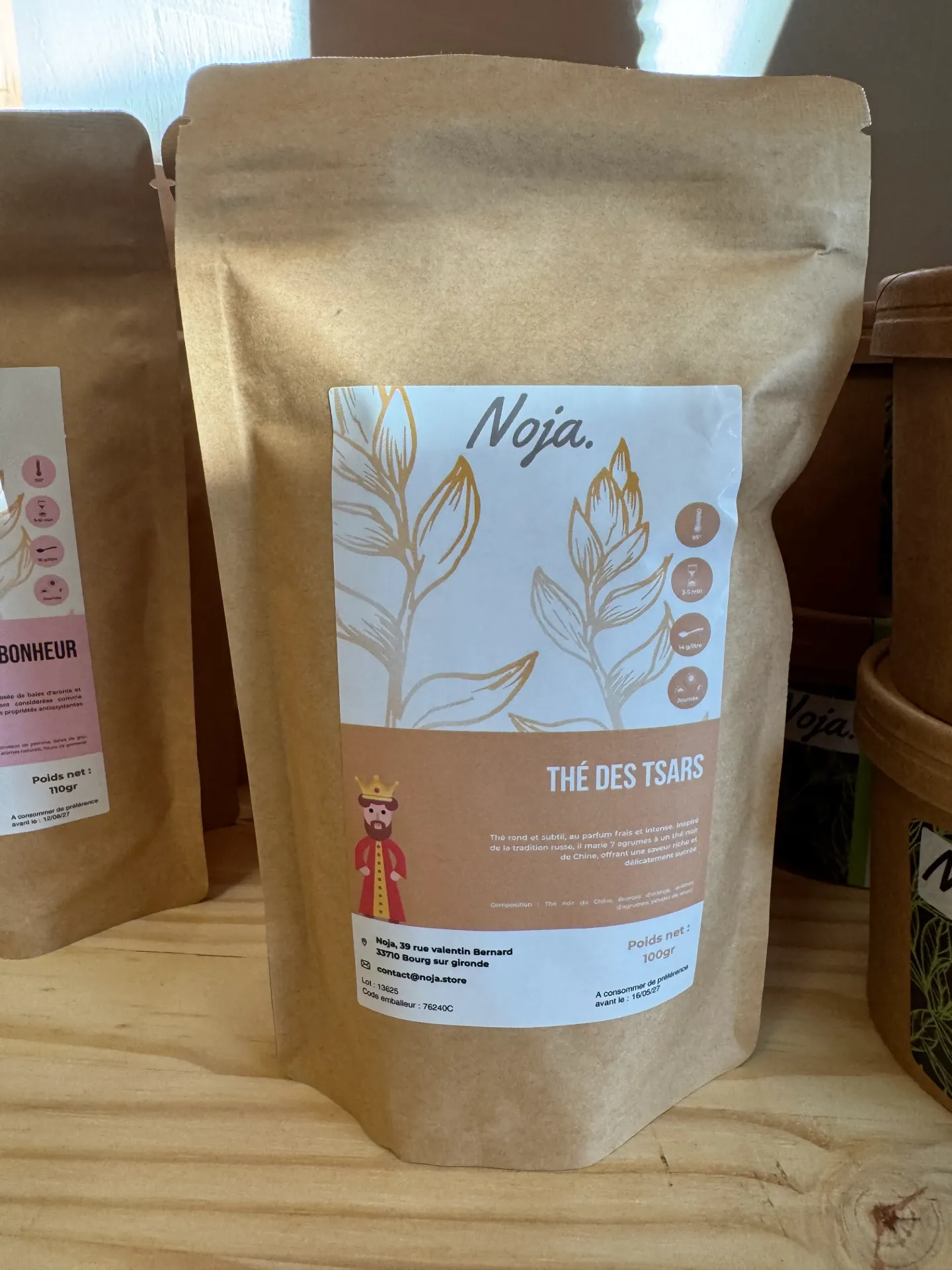 NOJA THE VERT Thé des Tsars Sachets Vrac