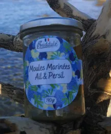BUDDULE MOULES MARINEES AIL ET PERSIL