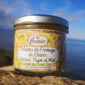BUDDULE RILLETTES DE CHEVRE ABRICOT THYM MIEL