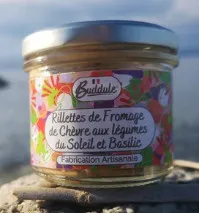 BUDDULE RILLETTES DE CHEVRE LEGUMES DU SOLEIL BASILIC
