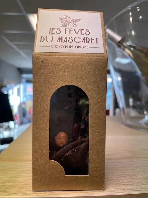 Palets de chocolat noir