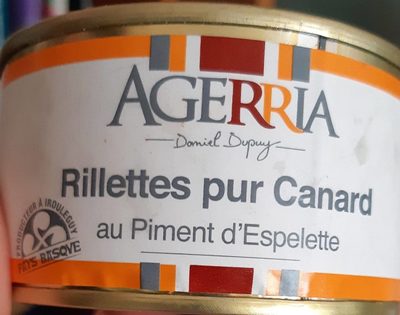 Agerria PATE PUR CANARD