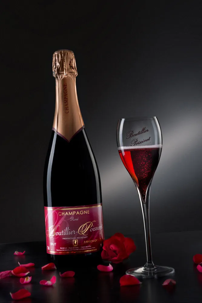 Champagne boutillier Poissinet Rosé
